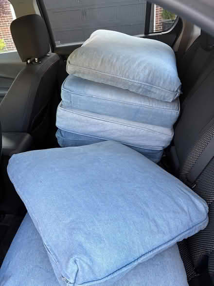 Photo of free 4 sets of patio furniture cushions (Joy Rd, West of Gotfredson) #1