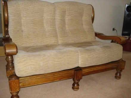 Photo of free A single and a double lounge settee (Little Haywood ST18) #1