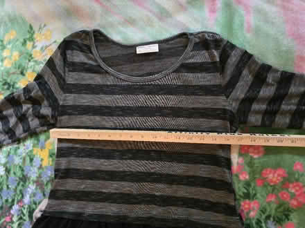 Photo of free Black Gray Striped Shirt - 1X (West 7th) #2