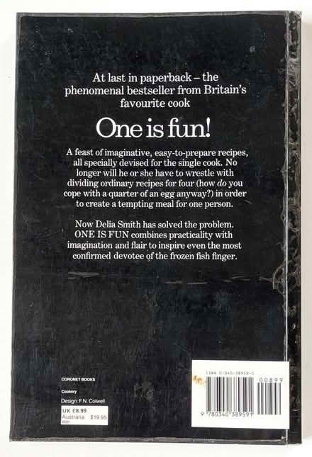 Photo of free Delia Smith's One is fun recipe book (Woodham Ferrers CM3) #2
