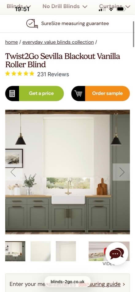 Photo of free New blackout roller blind (Stanway, CO3) #1