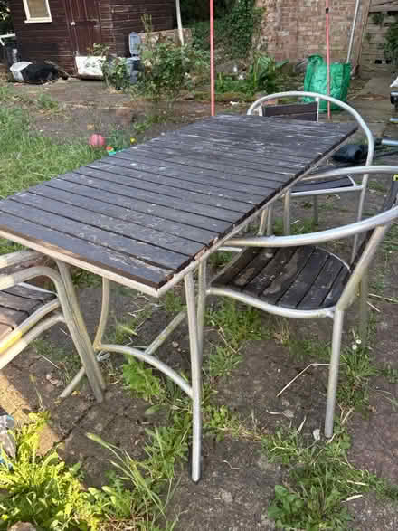 Photo of free Garden table and chairs (PE33) #1