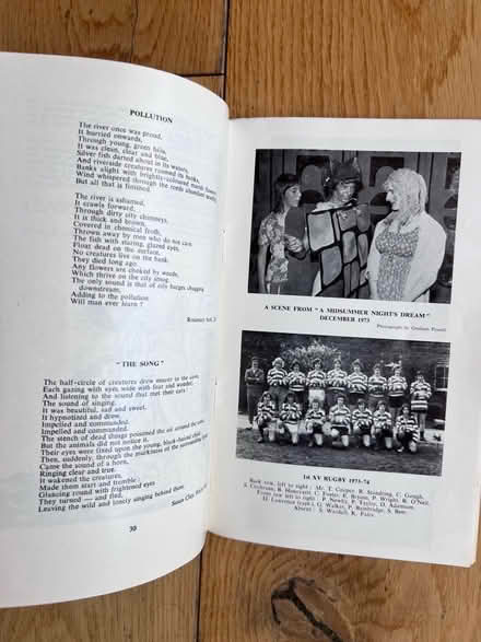 Photo of free Vintage Harrogate Grammar School magazine 1973-4 (Harrogate HG2) #2
