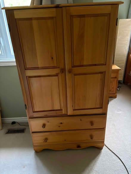 Photo of free Solid wood armoire (Near Erin Mills Town Centre) #1