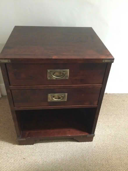 Photo of free Small (bedside?) cabinet with drawers (Stroud GL5) #1