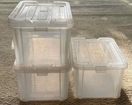 Photo of free Stacking Storage Containers (Cupertino - DeAnza and 280) #1