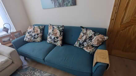Photo of free Dfs sofa blue/green (Dublin) #2