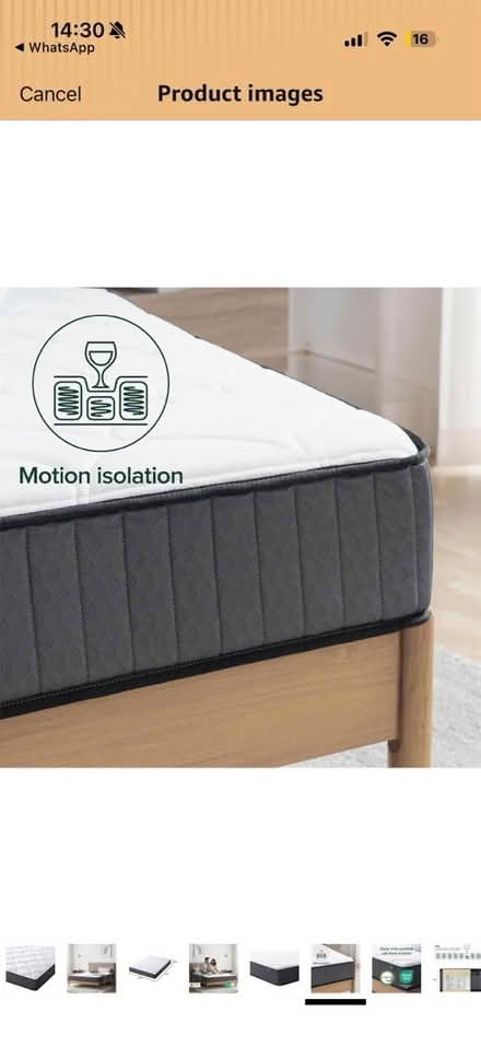 Photo of free Nearly new Double Mattress (East Croydon) #3