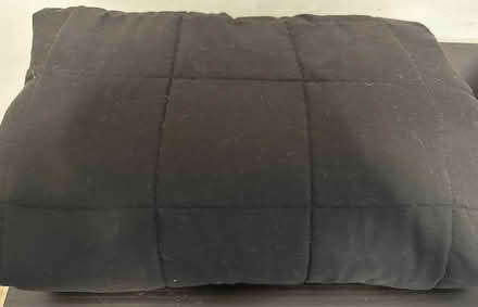 Photo of free WEIGHTED Blanket, Quilted, Black (UES) #1