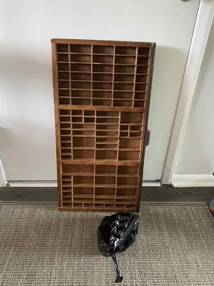 Photo of free Vintage Printer Shelf w/ Miniatures (Near Parkville High School) #1