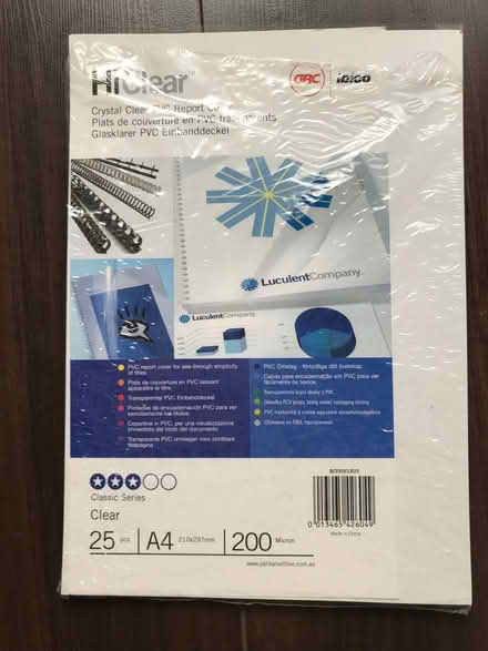Photo of free A4 size transparent film sheets (Stoke Newington N16) #1