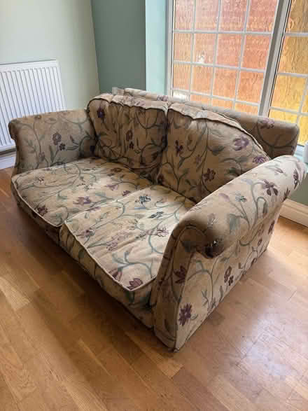 Photo of free Yellow 2 seater sofa (Chesham HP5) #2