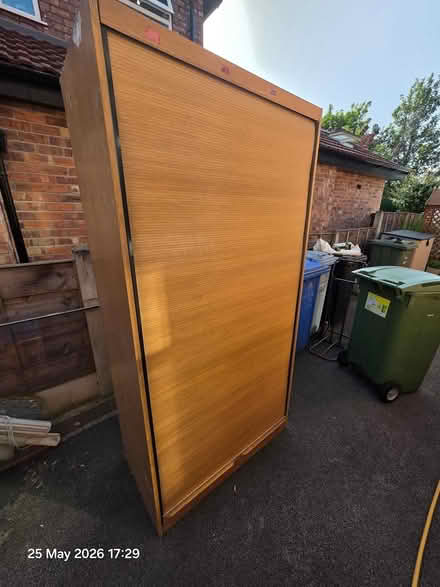 Photo of free Wooden roller shutter cabinet (M33) #3