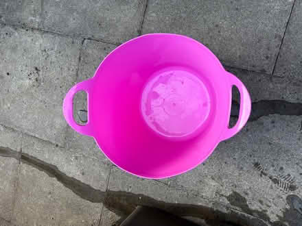 Photo of free Large pink rubber tub with handles (Salford M30) #1