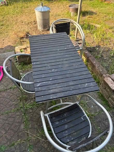 Photo of free Garden table and chairs (PE33) #2