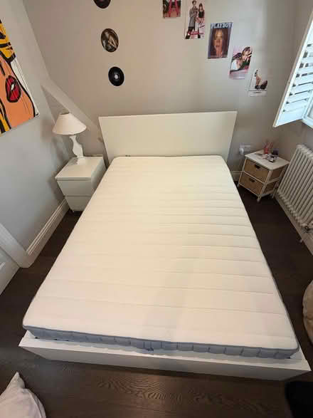 Photo of free king bed and night stand (SW6 6EL) #1