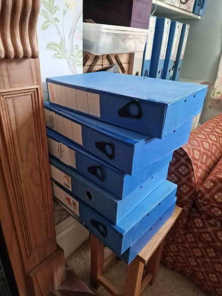 Photo of free Blue box files (California IP4) #1