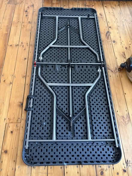 Photo of free 6ft black foldable table (Lower Clapton E5) #2