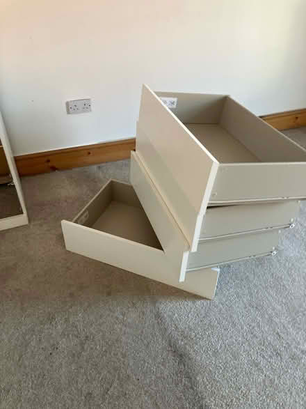 Photo of free White drawers (BL1 Heaton) #1