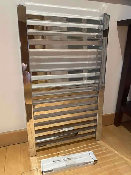 Photo of free Chrome towel rail (Limehouse E14) #1