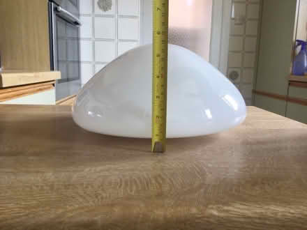 Photo of free White glass dome from ceiling light fitting (Coombe Dingle BS9) #2