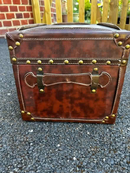 Photo of free Faux leather storage box (Wick. BH6) #4