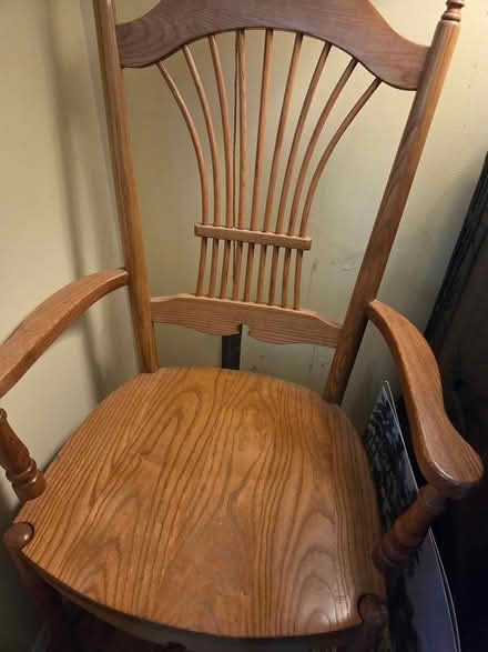 Photo of free Solid oak chairs (Mclean) #1