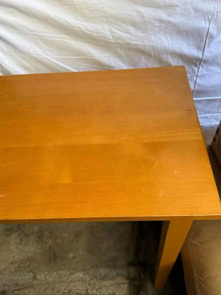 Photo of free Long blonde, occasional table (Mill Valley) #3