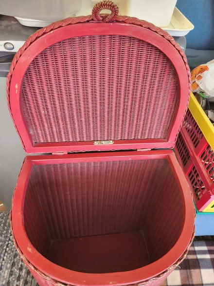 Photo of free Lloyd Loom laundry basket (Radbrook Green SY3) #2