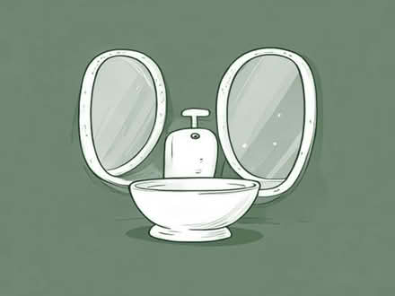Photo of Bathroom mirrors (University Park Campus area NN2) #1