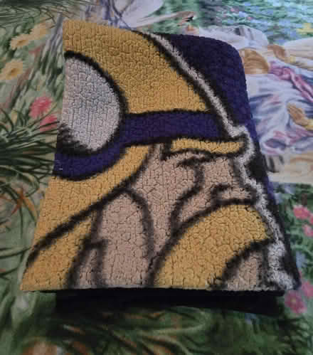 Photo of free MN Vikings Throw Blanket (West 7th) #4