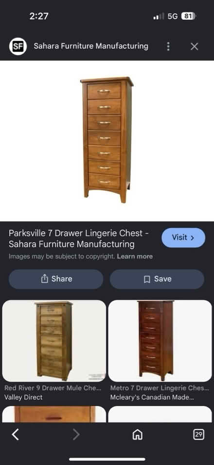 Photo of 8 set of tall drawers (UB5 Northolt) #1