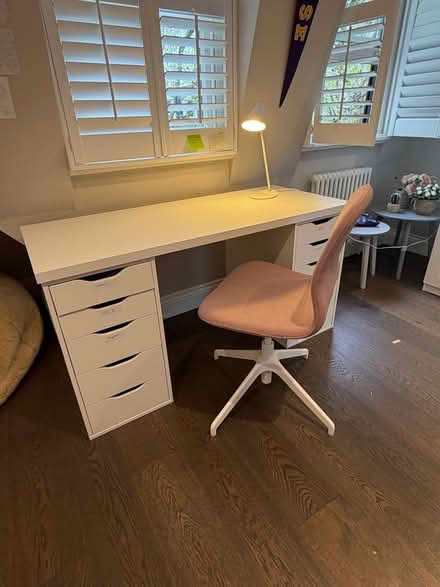 Photo of free Study set: desks, chairs, cabinet (SW6 6EL) #3