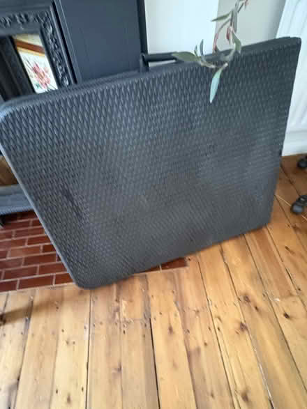 Photo of free 6ft black foldable table (Lower Clapton E5) #3