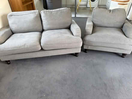 Photo of free 2 + 1 sofa grey dunelm (Rodington SY4) #1