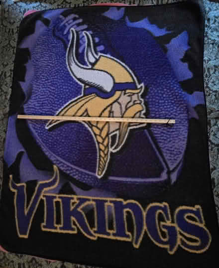 Photo of free MN Vikings Throw Blanket (West 7th) #2