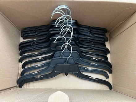 Photo of free Clean working black plastic hangers (Walden - North Porter Square) #1