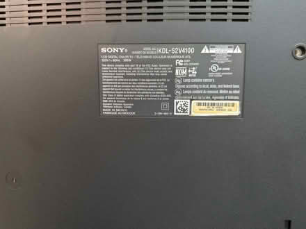 Photo of free Curb alert - 52in Sony lcd tv (East Rogers Park.) #3