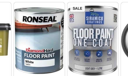 Photo of Pale coloured floor paint (Cliff Hill CV34) #1