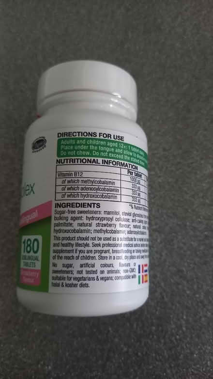 Photo of free Igennus Super B12 complex (Bessels Green TN13) #2