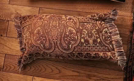 Photo of free Paisley bolster pillow (West Springfield) #1