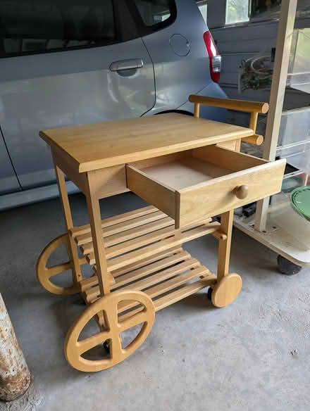 Photo of free Wooden Serving/Utility Cart (New Paltz) #1