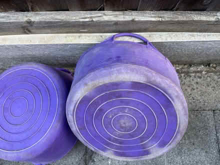 Photo of free Two small flexible rubber tubs (Salford M30) #2