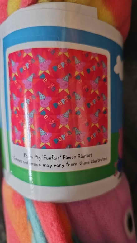 Photo of free Peppa Pig fleece blanket (Ramsey Mereside PE26) #2