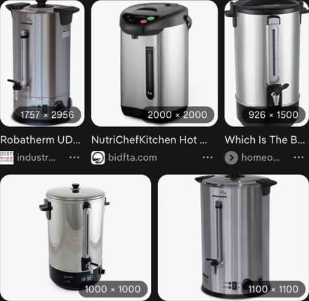 Photo of Hot water/coffee urns (Garret park) #1
