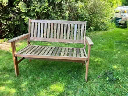 Photo of free Wooden Garden Bench (Fallowfield M14) #1