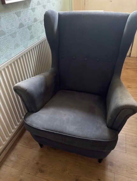 Photo of free IKEA Wing back armchair (L25, Woolton) #2