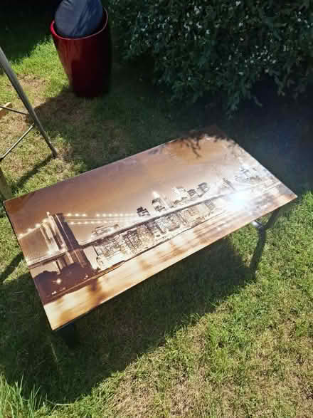 Photo of free Glass topped coffee table (Threemilestone Truro) #2
