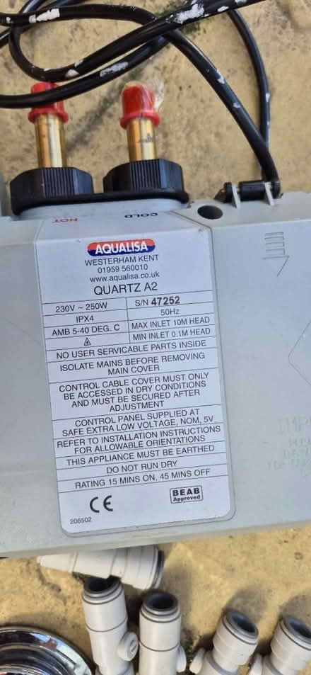 Photo of free Aqualisa shower pump (ME15 Westmorland Road) #2