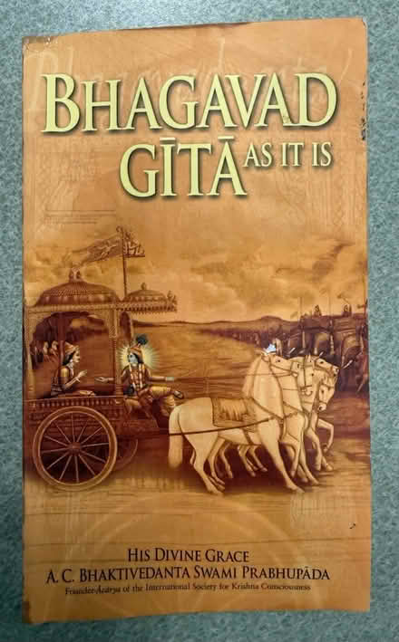 Photo of free “Bhagavad Gita As It Is” paperback (1075 Valencia Avenue) #1